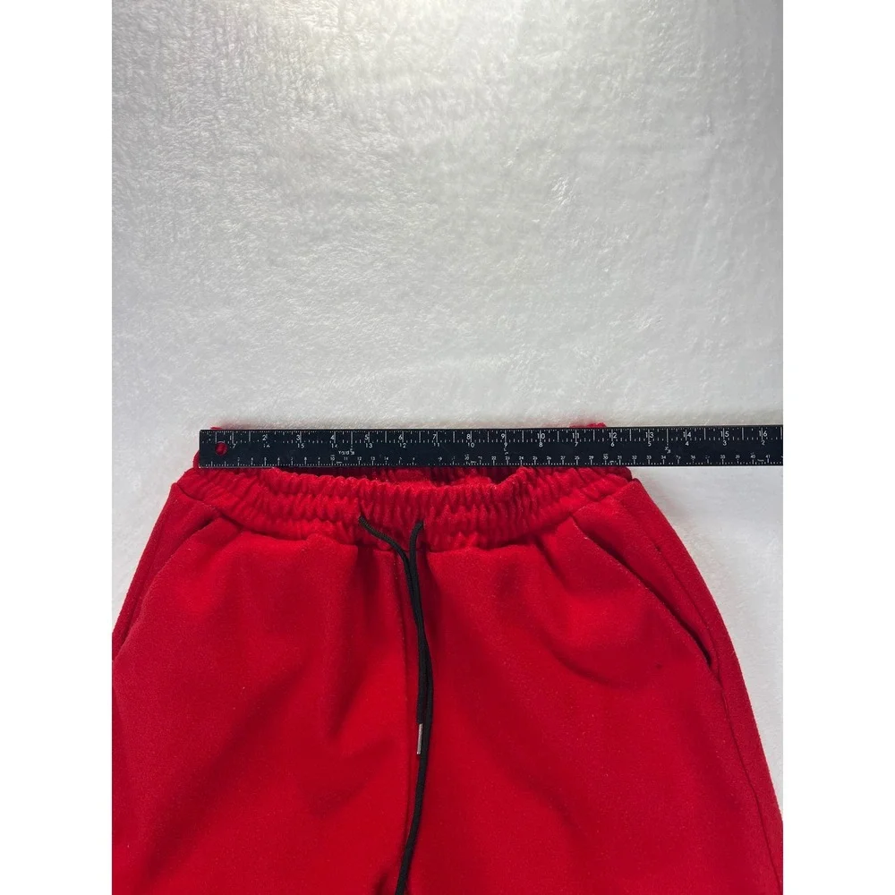 MANFINITY Red Tracksuit Set Jacket Pants Athletic Casual Men Size‎ S